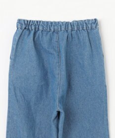 ANY KIDS スカラップ×刺繍デニムパンツ