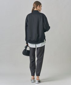 ICB 【洗える】 マットサテン MA-1ブルゾン