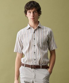 JOSEPH ABBOUD 【イタリア素材/日本製】ヴィンテージライクブレイドレザー ベルト