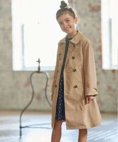 組曲 KIDS 【110-140cm】モノトーン花柄 ワンピース