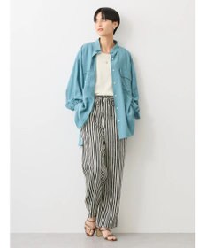 AMERICAN HOLIC 接触冷感Ｗポケット袖タックシャツチュニック