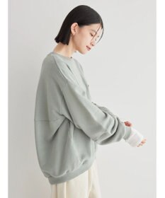 AMERICAN HOLIC ポケット付きバックドレープ裏毛プルオーバー