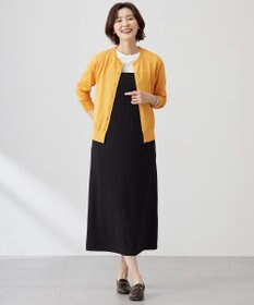 J.PRESS LADIES S 【洗える】BASIC HT COTTON クルーネック カーディガン