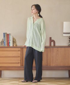 earth music&ecology スキッパールーズカーディガン