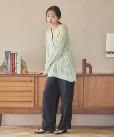 earth music&ecology スキッパールーズカーディガン