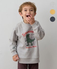 ANY KIDS 恐竜プリント 裏毛トレーナー