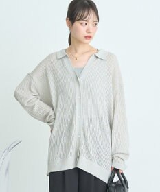 earth music&ecology スキッパールーズカーディガン