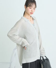 earth music&ecology スキッパールーズカーディガン