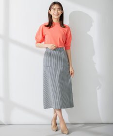 組曲 【洗える・ウエストゴム仕様】2WAYストレッチ スカート