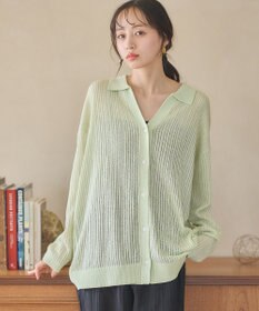 earth music&ecology スキッパールーズカーディガン