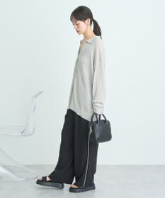 earth music&ecology スキッパールーズカーディガン