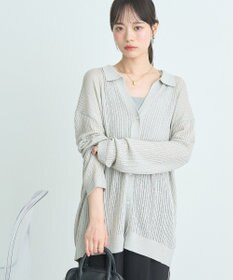 earth music&ecology スキッパールーズカーディガン