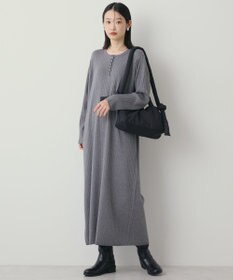 AMERICAN HOLIC バイパチリブヘンリーニットワンピース