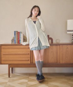 earth music&ecology スキッパールーズカーディガン