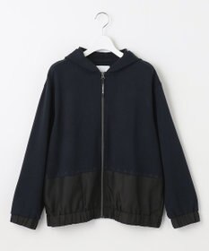 23区GOLF 【23Fondation/WOMEN】コンビ素材 フーディパーカー