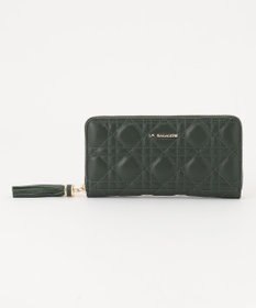 LA BAGAGERIE シープキルティング　ラウンドウォレット