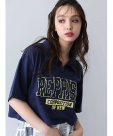 Green Parks ＥＧＯＩＳＴ　ハーフＺｉｐロゴ５分袖プルオーバー