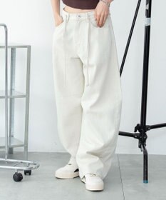 WEGO ワイドカーブスウィッチングパンツ