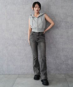 WEGO ストレッチフレアデニムパンツ