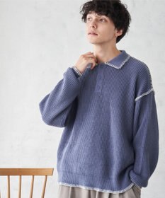 WEGO ハンドステッチポロプルオーバー