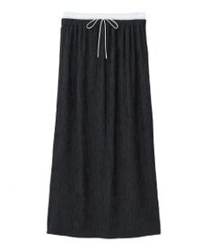 Green Parks ダブルウエストレイヤードイージーナロースカート