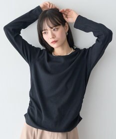 earth music&ecology サイドギャザープルオーバー