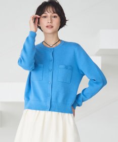 23区 L 【滝沢眞規子さん着用】コットンカシミヤ ポケット カーディガン