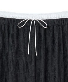 Green Parks ダブルウエストレイヤードイージーナロースカート