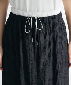 Green Parks ダブルウエストレイヤードイージーナロースカート