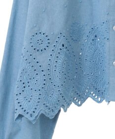 earth music&ecology スカラップトリムシャツ