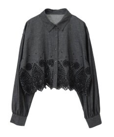 earth music&ecology スカラップトリムシャツ