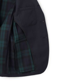 J.PRESS MEN 【SHACKET】ブラックウォッチ サマーダブルフェイス ジャケット