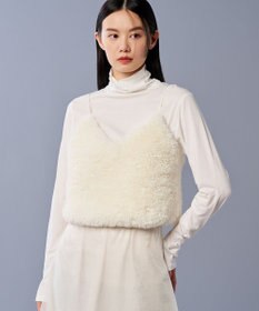 uncrave 【手洗い可】シープライク ファー ビスチェ（uncrave STANDARD）