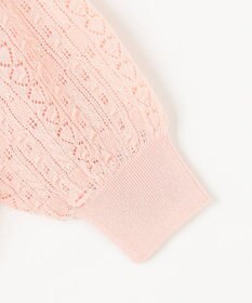 Feroux 【ご好評につき今季も登場！・洗える】透かし編み カーディガン