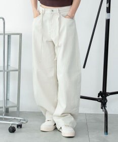 WEGO ワイドカーブスウィッチングパンツ