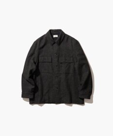 ATON ALPACA HOUND TOOTH | CPOジャケット - UNISEX
