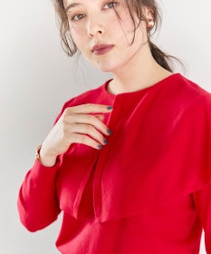 #Newans 【洗える】ケープカラープルオーバー