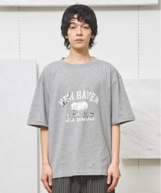 J.PRESS YORK STREET 【UNISEX】フォトプリント Tシャツ ”College Logo”