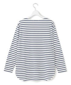 23区 【SLOW/一部店舗限定】ギザコットンボーダー ボートネックカットソー