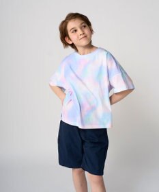 OP／FILA 【RUSTY】ニコちゃん×タイダイ柄半袖Tシャツ