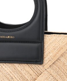 23区 VIOLAｄORO アバカ メッシュ  2WAY バケットバッグ
