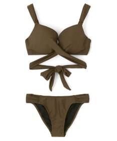 San-ai Resort（三愛水着楽園） 【WEB限定商品】ワコール共同開発 ノンワイヤーなのにぷっくり美胸を作る【ダブルアップ】　クロスビキニ M1/M2/L1　　【San-ai Resort（サンアイリゾート）】