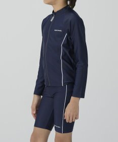 BEAMS SCHOOL 長袖フルZIPラッシュガード