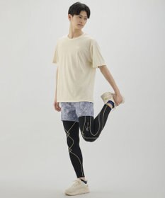 CW-X 【UNISEX】 CW-X トップス Ｔシャツ 半袖 3分袖 Ｕネック 吸汗速乾(本体) ユニセックス DLR115 /ワコール