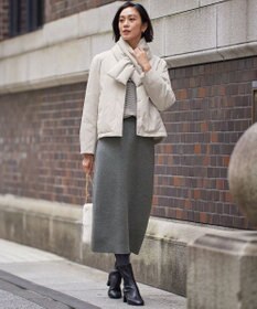 自由区 【撥水加工・洗える】ティペット付きスプリング ダウン