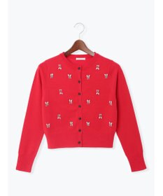 Te chichi ビジューニットコンパクトカーディガン