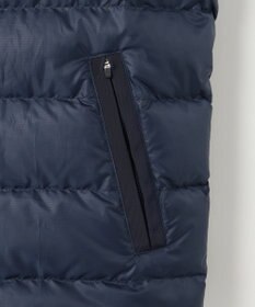 23区GOLF 【MEN】無地×チェック リバーシブル ダウンベスト