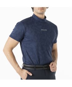 ZERO HALLIBURTON エレガントカモ柄ジャガードモックネックTシャツ ZHG-M5S8b 82957