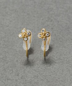 Phoebe 【痛くないシリーズ/金属アレルギー対応】タイニーフローラライトフィットイヤリング/サージカルステンレス ゴールド