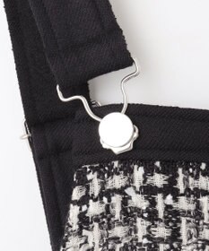 GRACE CONTINENTAL ミディツイードジャンパースカート